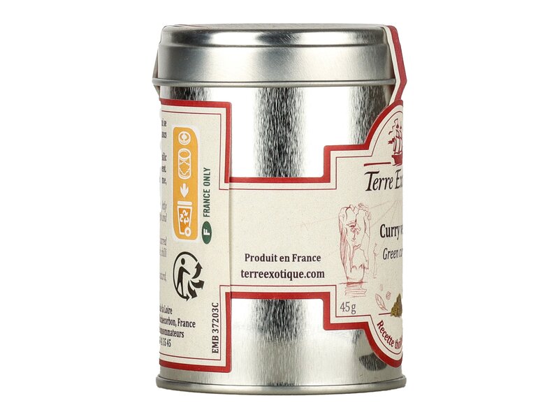 Terre Exotique zöld thai curry fűszerkeverék 60g
