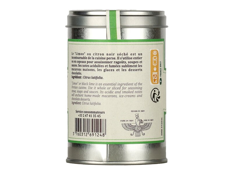 Terre Exotique Fekete Lime szárított 40g