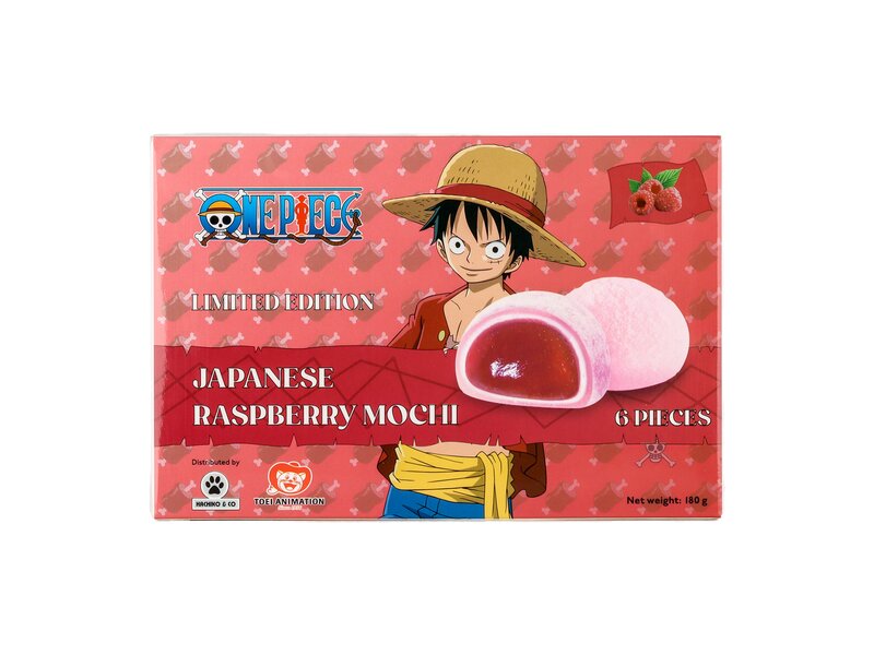 One Piece 6 Mochis Raspberry Luffy Limited Edition 180g