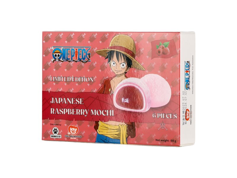 One Piece 6 Mochis Raspberry Luffy Limited Edition 180g