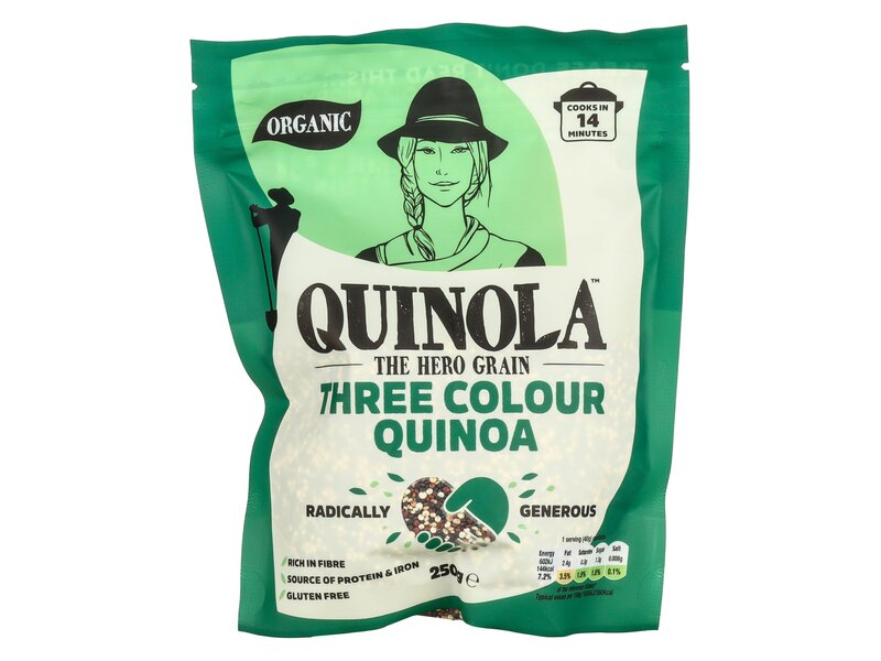 Quinola Bio fehér, vörös és fekete quinoa 250g