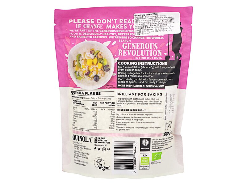 Quinola Organic Flakes 200g