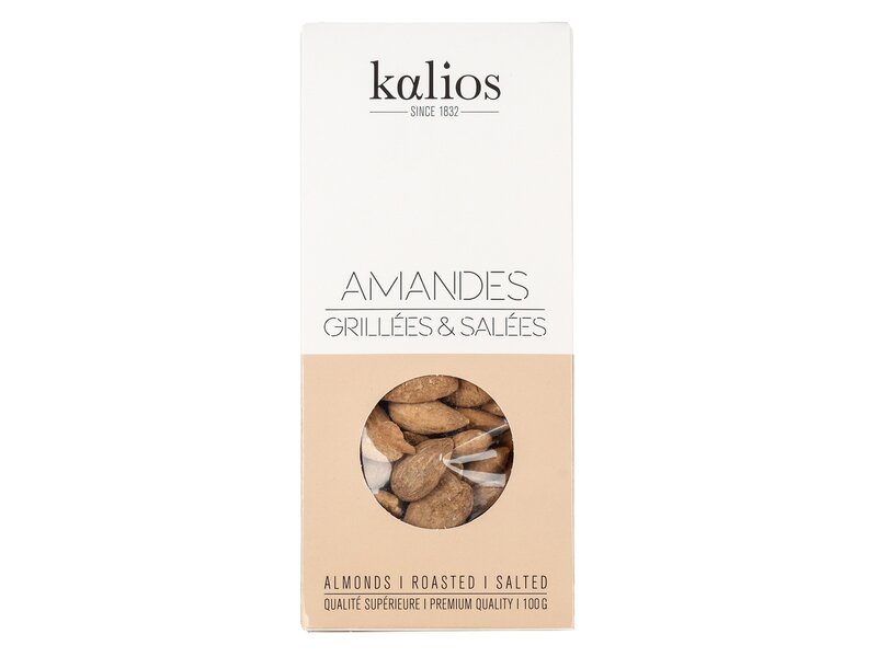 Kalios Roasted Salted Almonds 100g