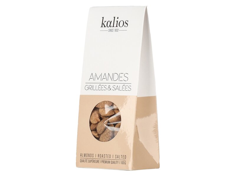 Kalios Roasted Salted Almonds 100g