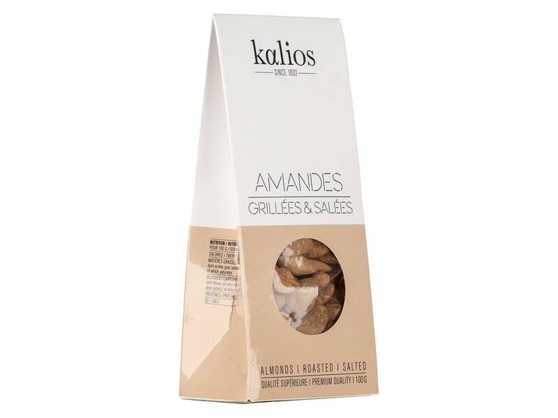 Kalios Roasted Salted Almonds 100g