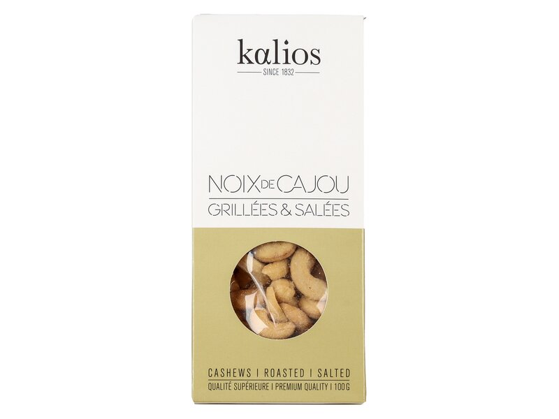 Kalios Roasted Salted Cashews 100g