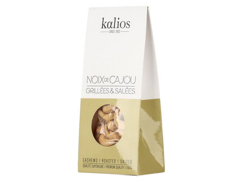 Kalios Roasted Salted Cashews 100g