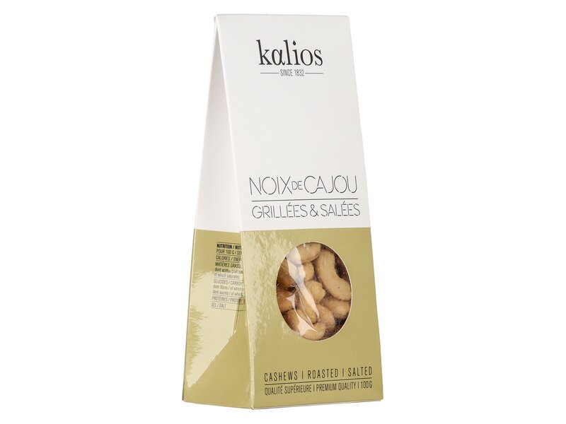 Kalios Roasted Salted Cashews 100g