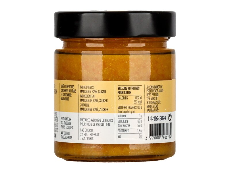 Kalios Mandarin Marmalade 82% 250g