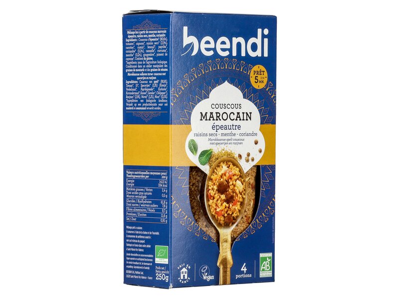 Beendi Couscous Marocain Épeautre 250g
