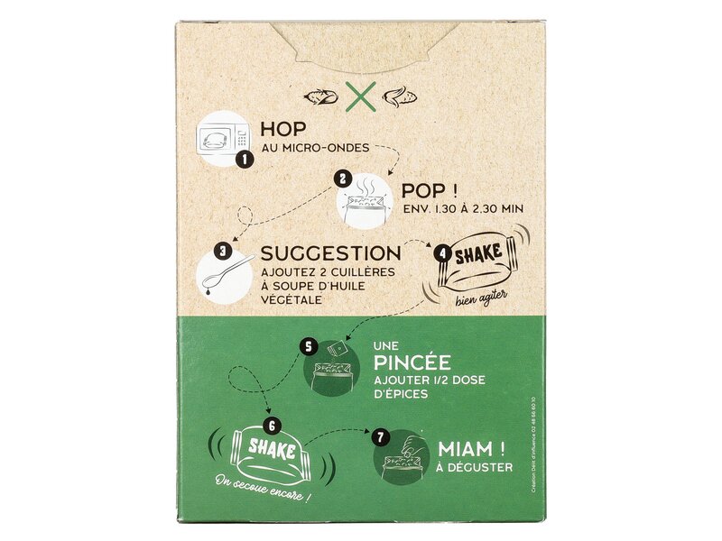 Grain Pop Thym & Zaatar popcorn 168g