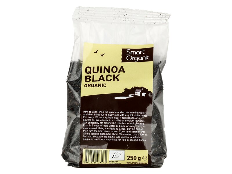 Smart Organic Black Quinoa 250g