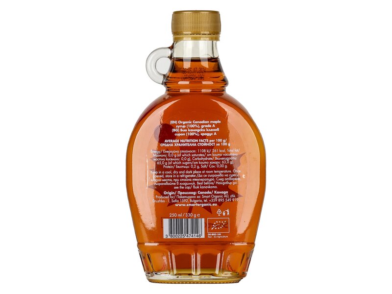 Smart Organic Maple Syrup 250ml