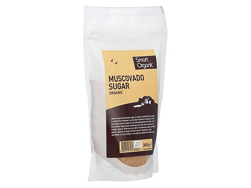 Smart Organic Muscovado Sugar 300g