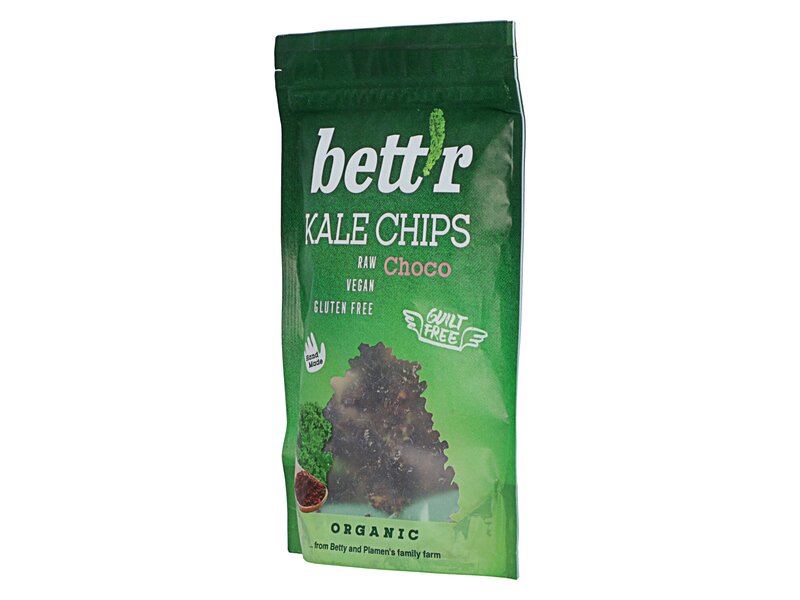 Bett'r Organic Kale Chips Chocolate & Almond 30g