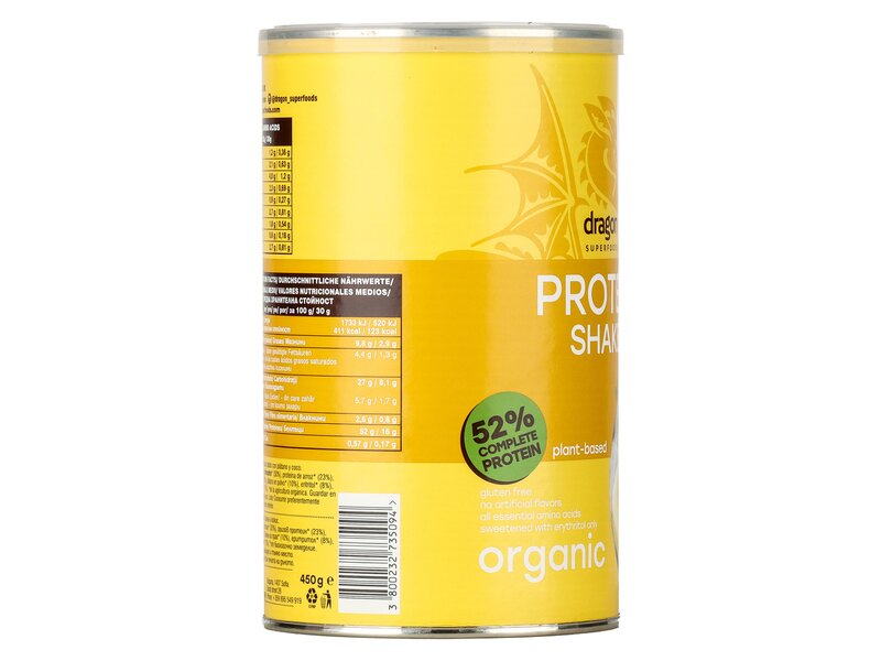 Dragon Superfoods Organic  protein shake banana&coconut 450g