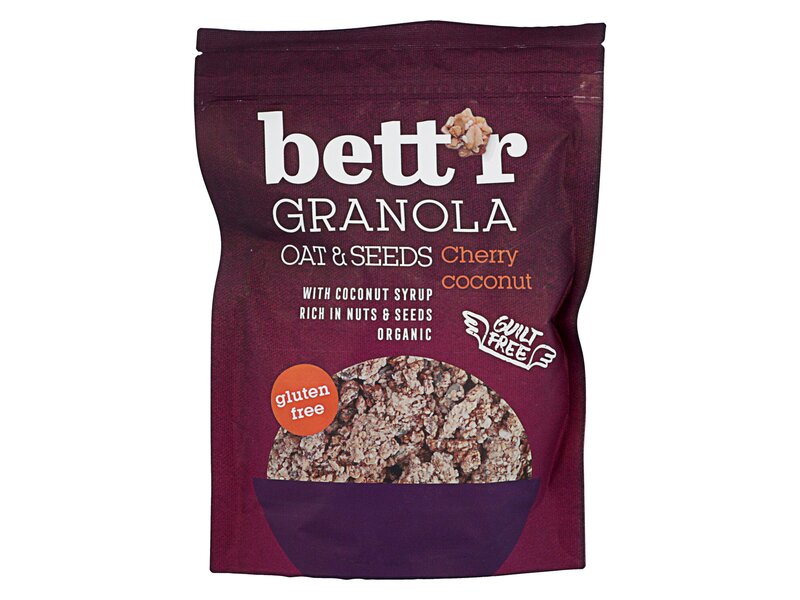 Bett'r Organic Granola Cherry Coconut 300g