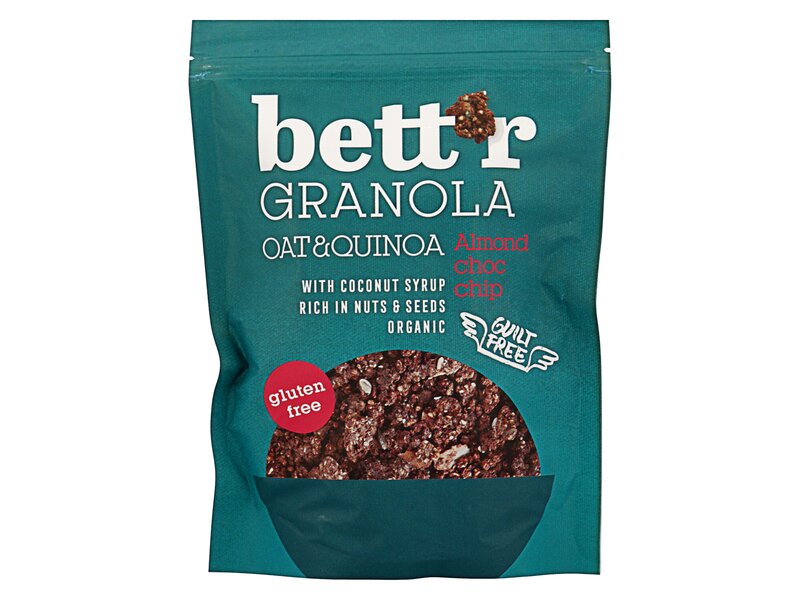 Bett'r Organic Granola Almond & Choc Chip 300g