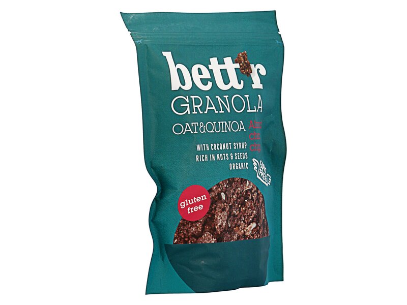 Bett'r Organic Granola Almond & Choc Chip 300g