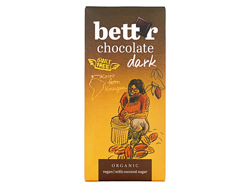 Bett'r Organic Chocolate Dark 60g