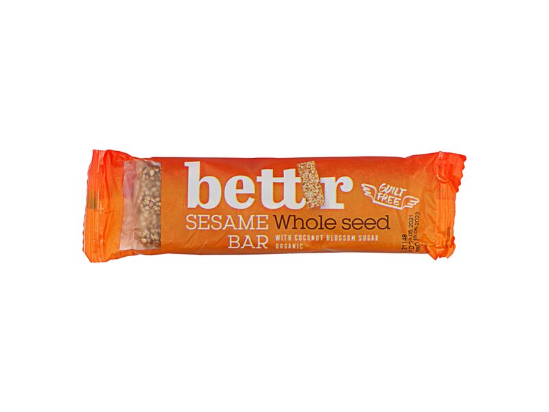 Bett'r Organic Bar Sesame 30g
