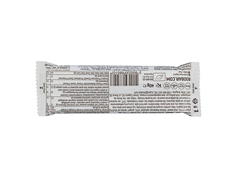 Roobar Organic Bar Protein Spirulina & Lemon 40g