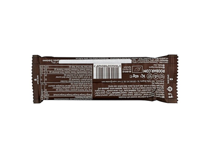 Roobar Organic Bar Hazelnut & Protein 40g