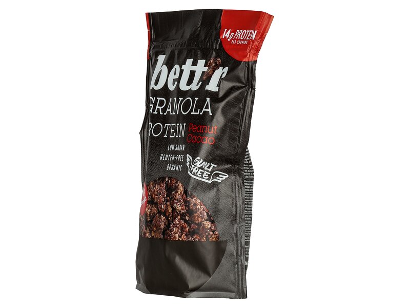 Bett'r Organic Granola Peanut cacao protein 300g
