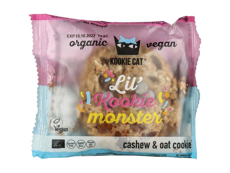 Kookie Cat bio sütemény vaníiliával és színes drazséval 50g