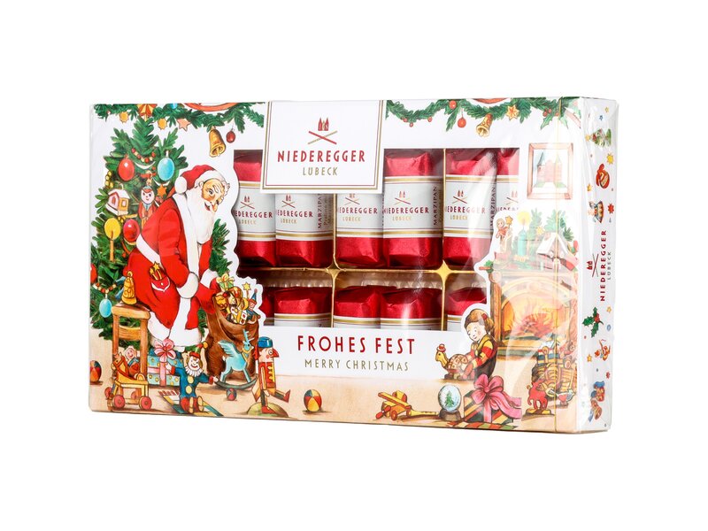 Niederegger Klasszikus étcsokis Karácsonyi marcipán válogatás 200g (110903)