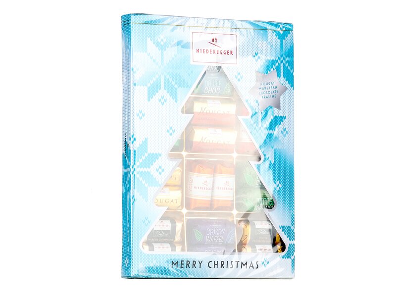 Niederegger Karácsonyi Master Marcipán válogatás 300g (kék fenyős)