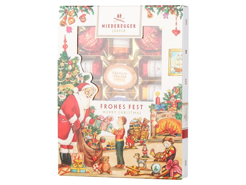 Niederegger Étcsokis kis Karácsonyi marcipán válogatás 182g (320159)