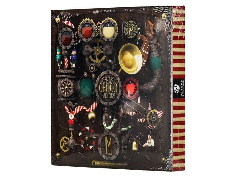 Peters Advent calendar Santas choco factory 135g
