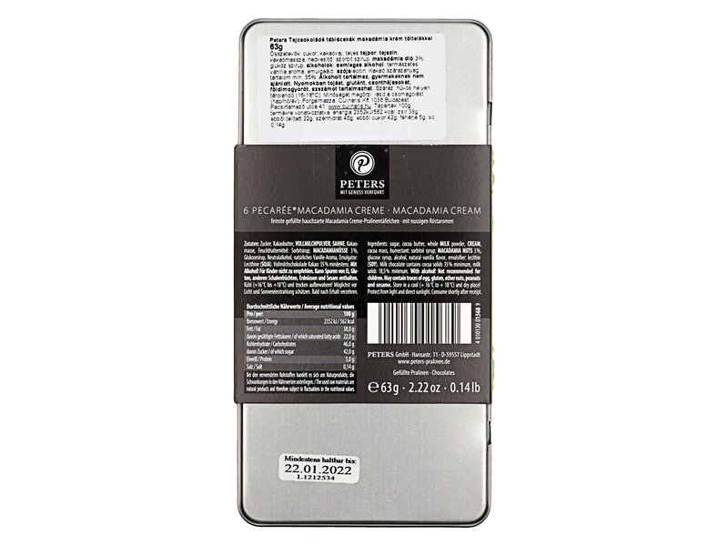Peters Pecaré Macadamia Creme 63g