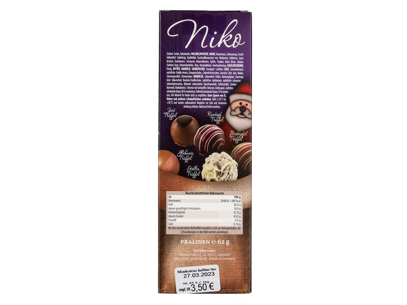Peters Niko trüffel 62g