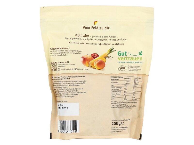 Farmer's Fruit Mix 200g