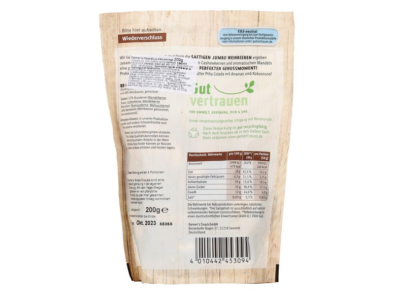 Farmer's Studenten Flutter Klassik 200g