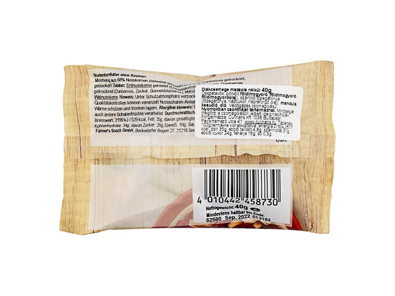 Farmer's Fitness snack diákcsemege 40g