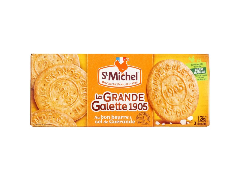 St Michel Tengeri sós óriás vajas keksz 150g (9db)