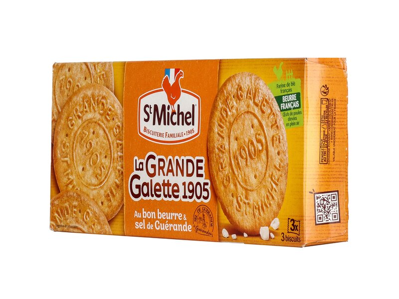 St Michel Tengeri sós óriás vajas keksz 150g (9db)