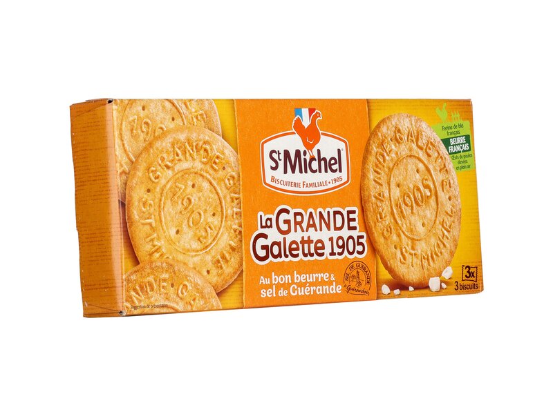 St Michel Tengeri sós óriás vajas keksz 150g (9db)