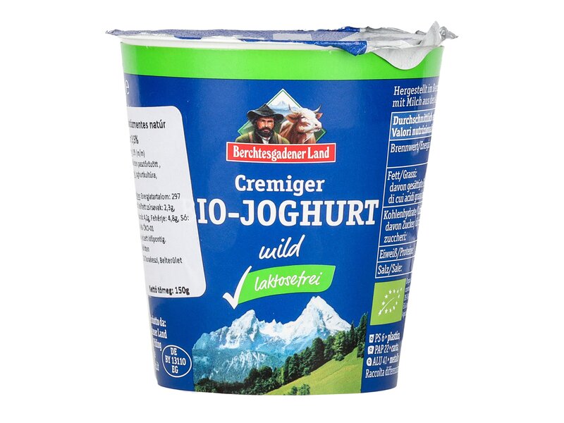 Bercht bio laktózmentes joghurt natúr 150g
