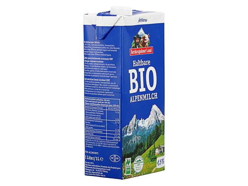 Bercht* 1,5% bio tartós tej doboz 1l