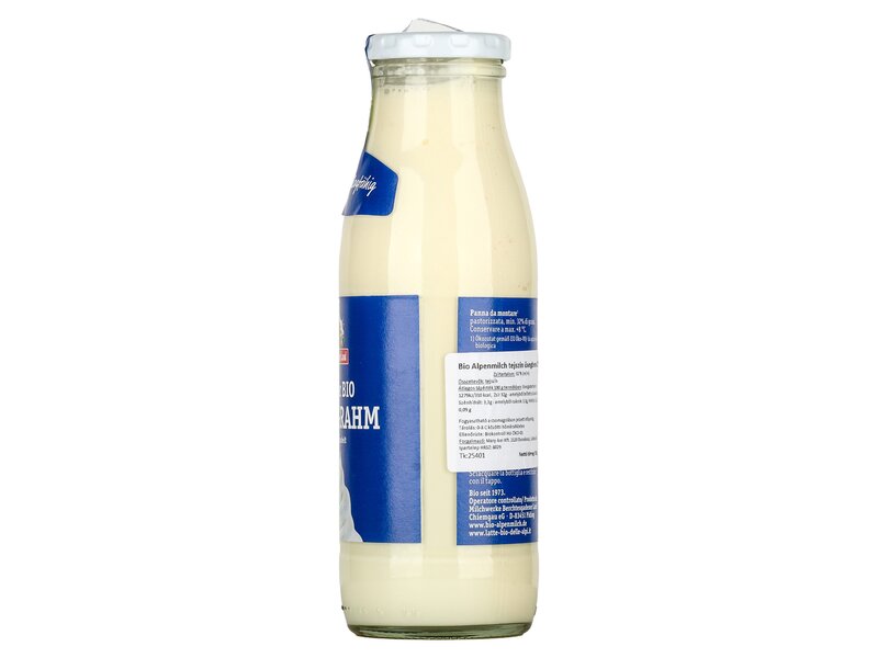 Bercht. 32% bio tejszín üveges 500g  