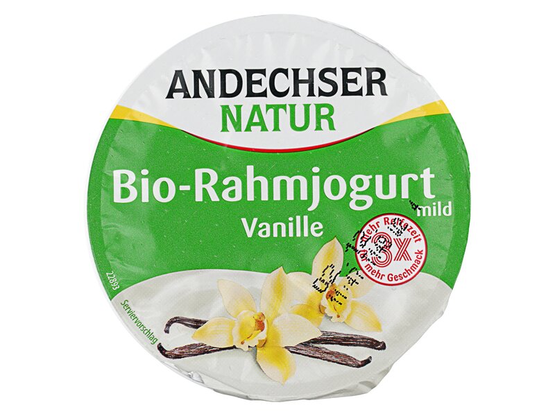 Andechser* Bio tejszínes joghurt vanília 150g 