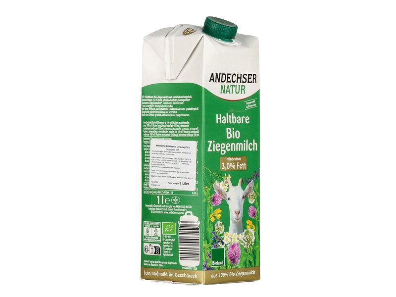 Andechser* Haltbare Bio Ziegenmilch 1l