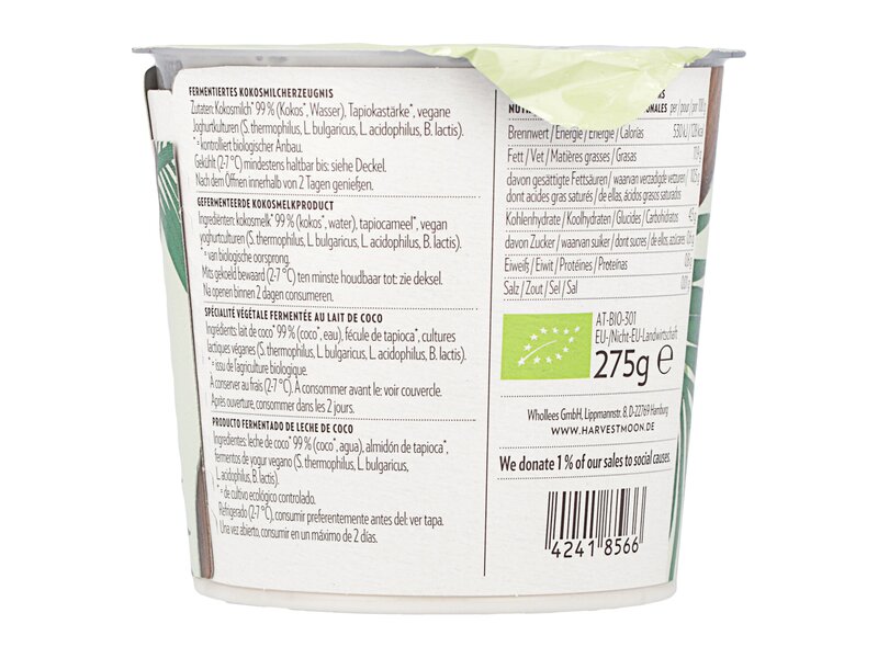 Harvest Moon* Bio Coconut Natur 275g