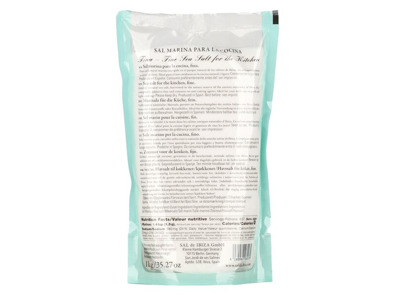 Sal de Ibiza Fine Sea Salt 1 kg