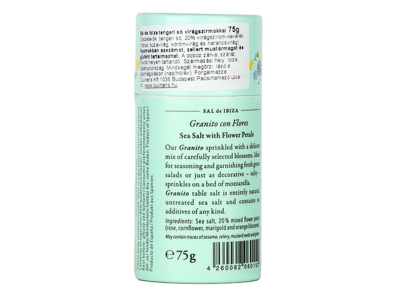Sal de Ibiza Granito tengeri só virágszirmokkal 75g