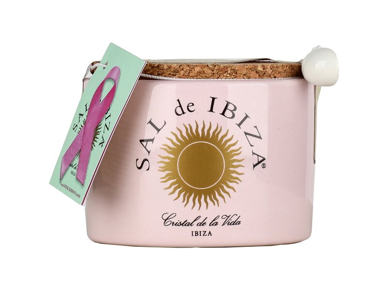 Sal de Ibiza Fleur de Sel Pink Ribbon 140g